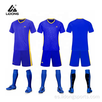 Uniformes de fútbol al por mayor Set Team Club Soccer Wear